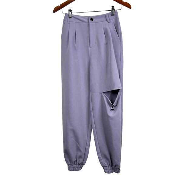 5 for $25| Ledin Lavender K Fashion Baggy Streetwear High Waisted Jogger Pants - Picture 1 of 6